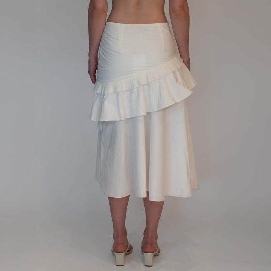  Naya Rea 미디 스커트 나야 레아 미로슬라바  크림 - OTHER BRANDS