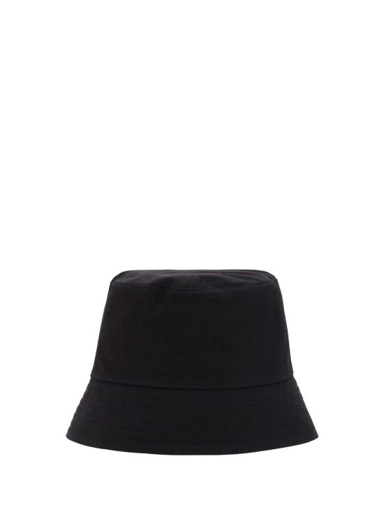 알렉산더 맥퀸 모자 로고 버킷햇 블랙/골드 - ALEXANDER MCQUEEN