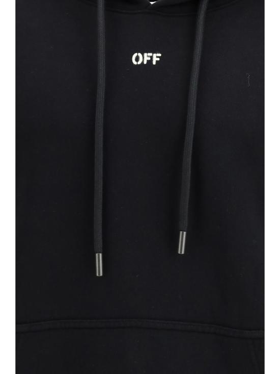  오프화이트 긴팔 티셔츠 스케이트 후드티 - OFF WHITE