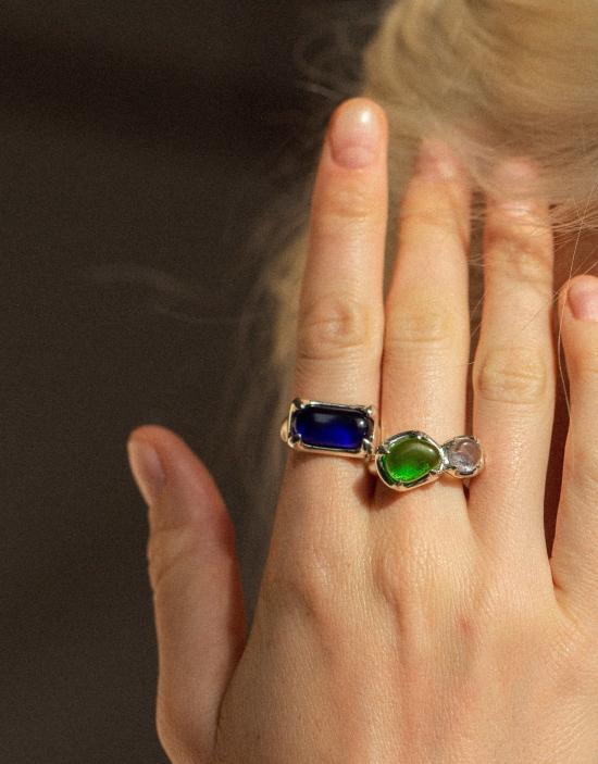  클레드 반지 프리즘 링 스털링 실버 - CLED