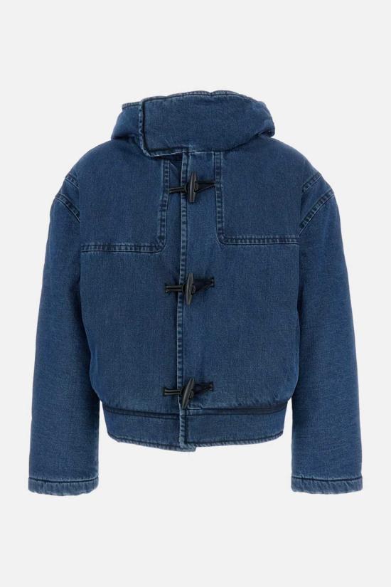  자크뮈스 데님 자켓 자크무스 몽고메리 코트 블루