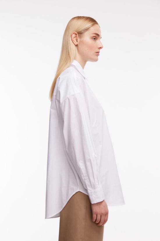  Oval Square 셔츠 타원형 사각형 Os 느낌 셔츠 화이트 - OVAL SQUARE