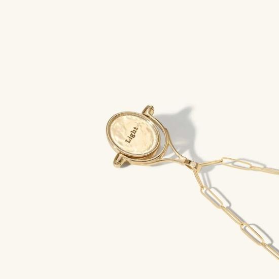  자하바 목걸이/팬던트 스피닝 루비 펜던트 골드 - ZAHAVA