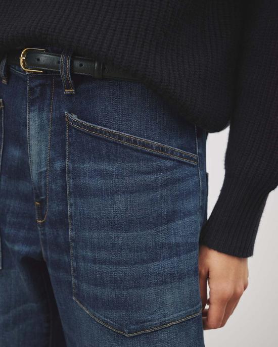  닐리로탄 데님 팬츠 닐리 로탄 숀 진 클래식 워시 - NILI LOTAN