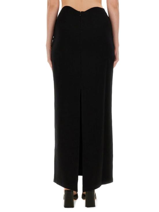  스타우드 롱 스커트 페투니아  블랙 - STAUD