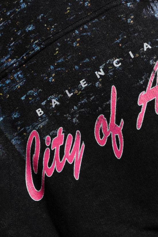  발렌시아가 스웨터 프린트 스웨트셔츠 - BALENCIAGA