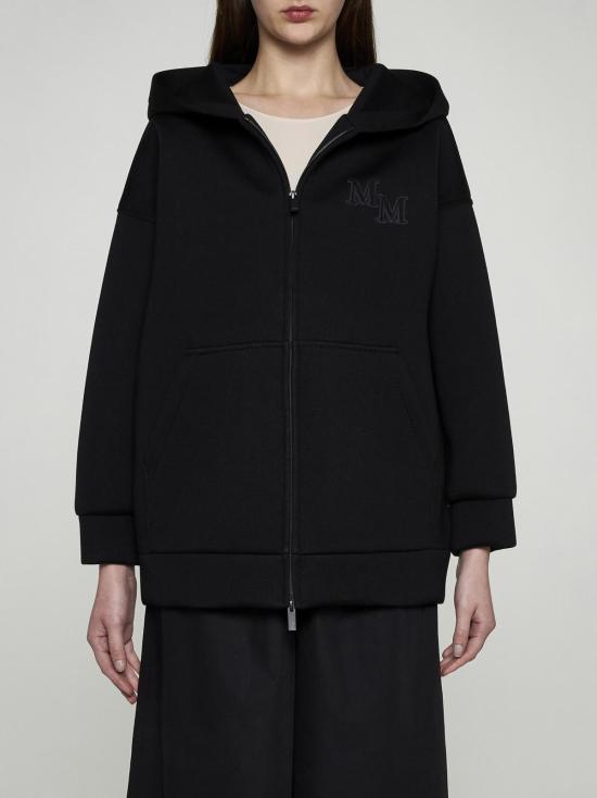  막스마라 스웨터 막스 마라 오비아 스웨트셔츠 블랙 - MAX MARA