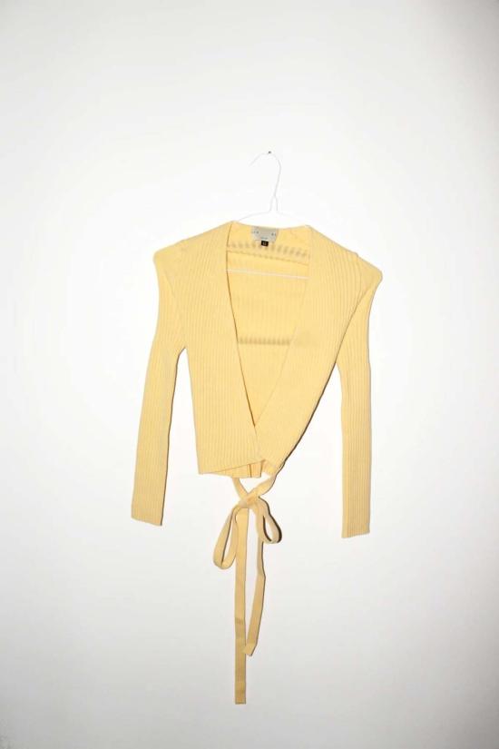  주주 민소매 티셔츠 Giu Giu Nonna 랩 가디건 멀티 - GIU GIU