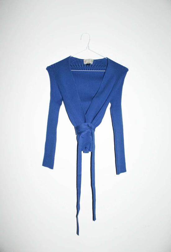  주주 민소매 티셔츠 Giu Giu Nonna 랩 가디건 멀티 - GIU GIU