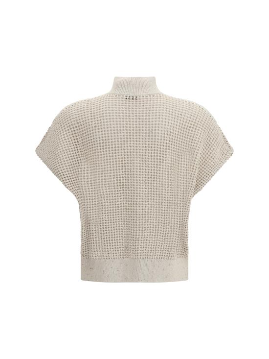 26SS 브루넬로 쿠치넬리 스웨터 MDV762136 CJ430 BEIGE - BRUNELLO CUCINELLI