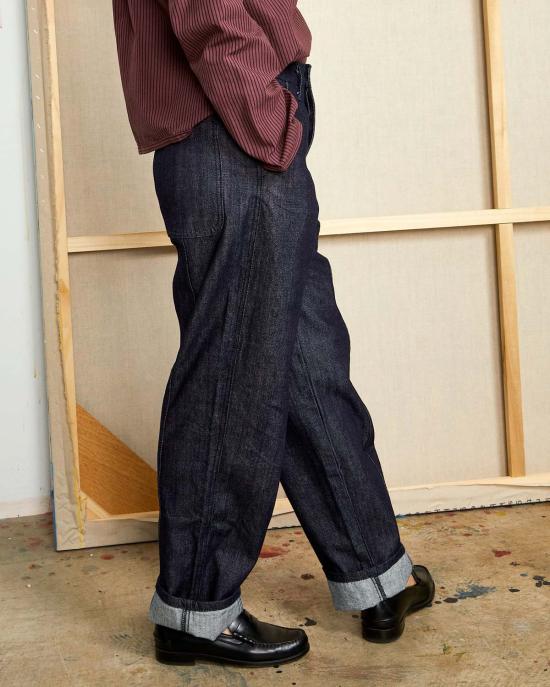  론 데님 팬츠 Lwn Paz 팬츠 인디고 로우 워시 - LWN