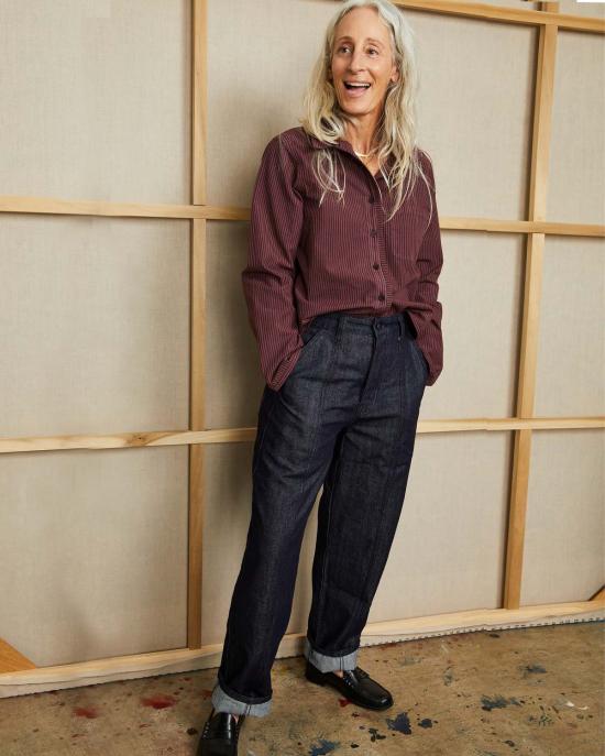  론 데님 팬츠 Lwn Paz 팬츠 인디고 로우 워시 - LWN