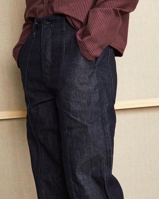  론 데님 팬츠 Lwn Paz 팬츠 인디고 로우 워시 - LWN