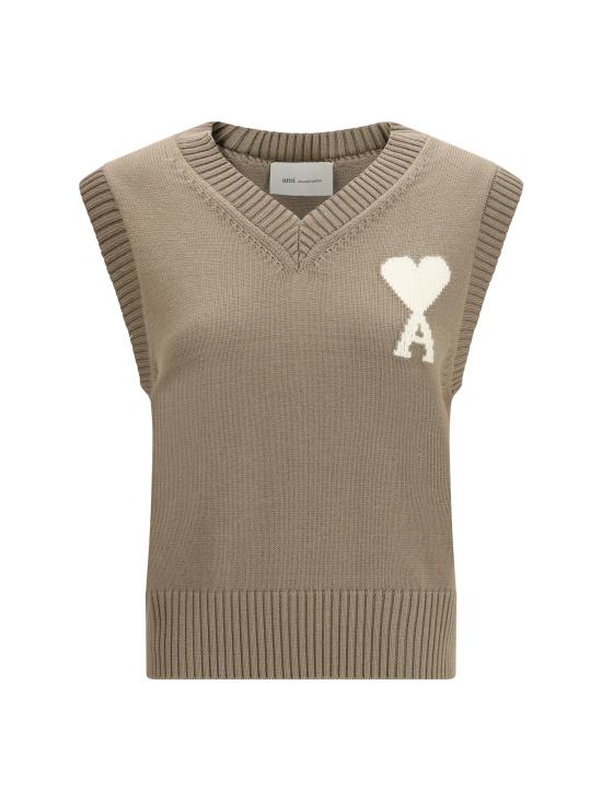 26SS 아미 스웨터 UKS860KN0156 A117 BEIGE