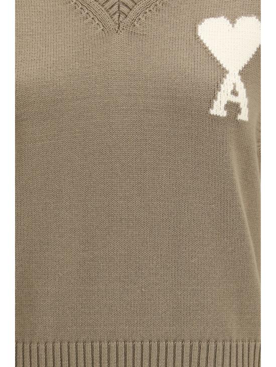 26SS 아미 스웨터 UKS860KN0156 A117 BEIGE - AMI
