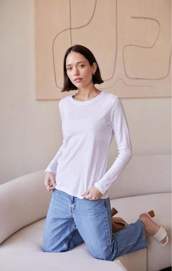  It Is Well L.A. 긴팔 티셔츠 잇 이즈 웰 L.A. 에브리데이 크루넥 - OTHER BRANDS