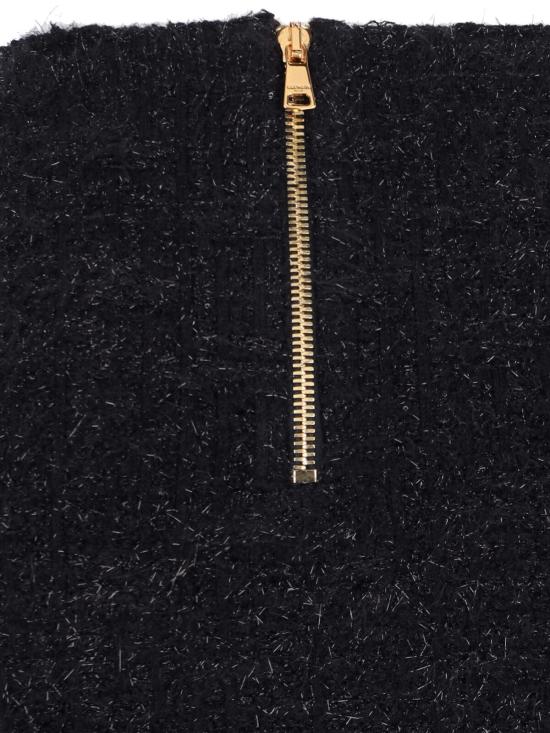  발망 숏 스커트 미니 스커트 블랙 - BALMAIN