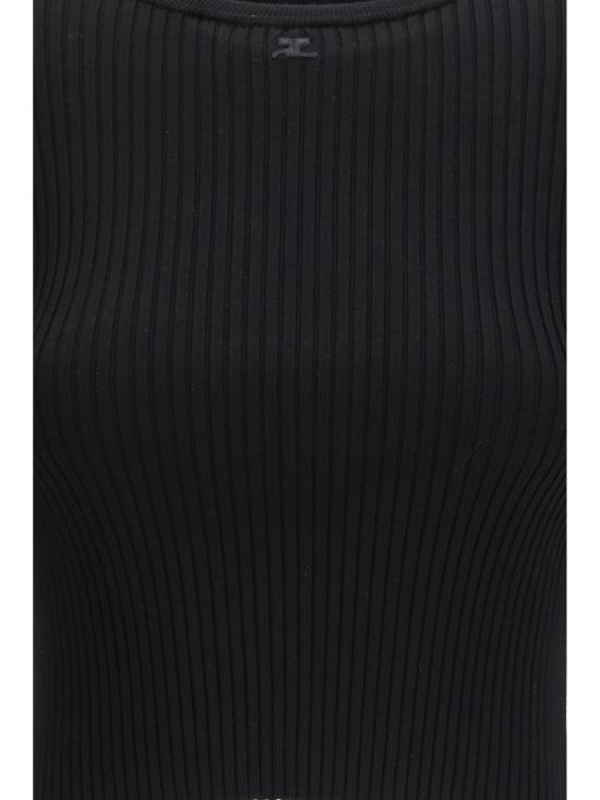 26SS 쿠레쥬 반팔 티셔츠 126MPU267FI0001 9999 BLACK - COURREGES