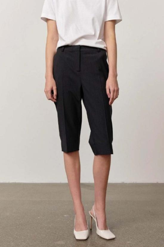  비르기테 허스카인드 크롭 팬츠 허스킨드 알리야 팬츠 네이비 멜란지 - BIRGITTE HERSKIND