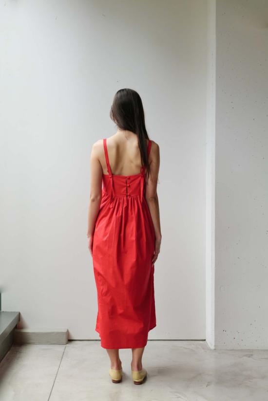  앳 던 롱 원피스 새벽에. 브렌다 드레스 2 드레스 - AT DAWN.