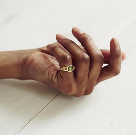  타린 토마스 반지 아티 링 전복