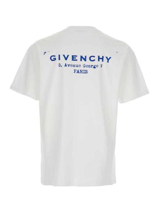  지방시 반팔 티셔츠 티셔츠 화이트 - GIVENCHY