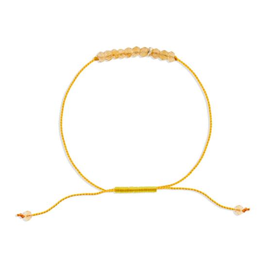  C. GRASSI 팔찌 C. Grassi 에너지 프로젝트 , 번영의 시트린/14K 솔리드 골드 비즈 - OTHER BRANDS