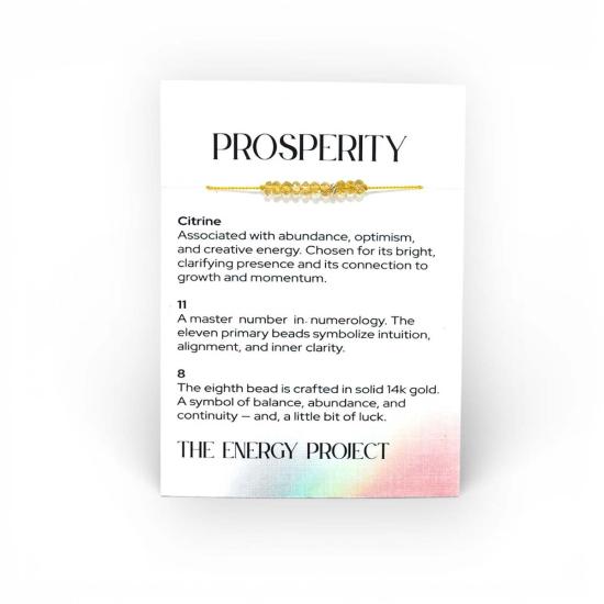  C. GRASSI 팔찌 C. Grassi 에너지 프로젝트 , 번영의 시트린/14K 솔리드 골드 비즈 - OTHER BRANDS