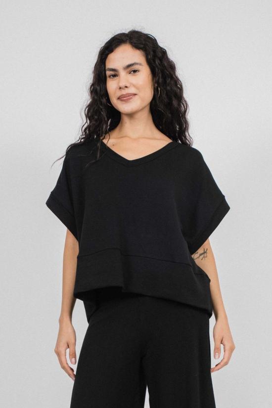  코린 컬렉션 베스트 피코  블랙/아이보리 - CORINNE COLLECTION