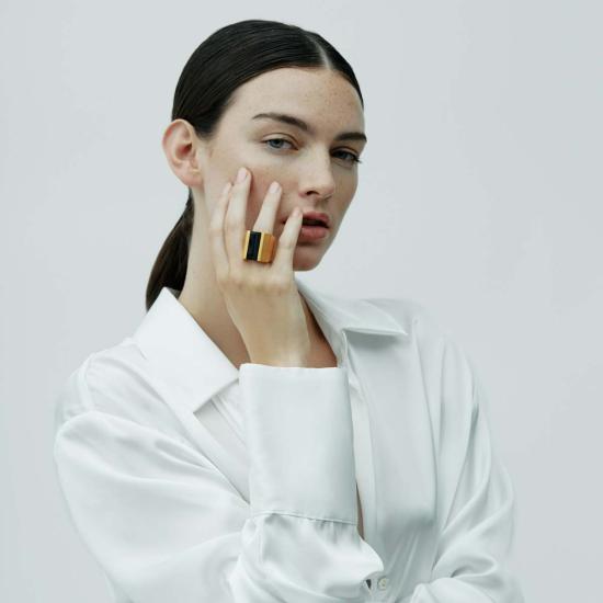  밍유왕 반지 밍위 왕 데카드 링 오닉스 - MING YU WANG