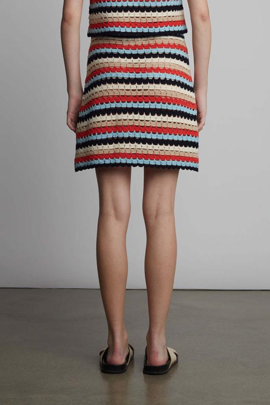  일레븐 식스 숏 스커트 아리아 크로셰 미니 스커트 - ELEVEN SIX