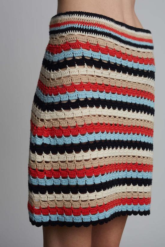  ELEVEN SIX 숏 스커트 일레븐 식스 아리아 크로셰 미니 스커트 - OTHER BRANDS