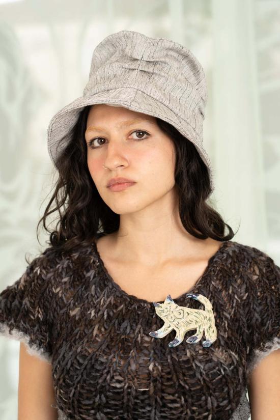  Mathilde Hiron 브로치 마틸드 히론 무지개빛 고양이 - OTHER BRANDS