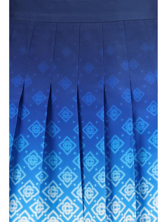 26SS 카사블랑카 숏 스커트 WSP26SK03201 ORCHIDMONO BLUE - CASABLANCA
