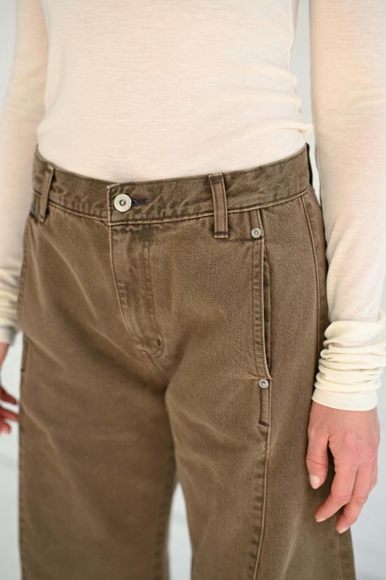  사야카 다비스 뉴욕 데님 팬츠 사야카 데이비스 뉴욕 배럴 데님 진 - SAYAKA DAVIS NEW YORK