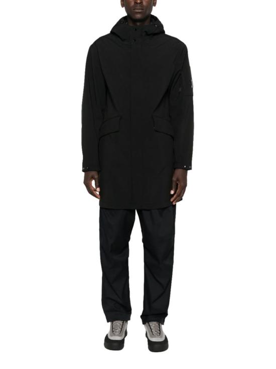  씨피 컴퍼니 패딩 C.P. 컴퍼니 후드 파카 블랙 - C.P. COMPANY