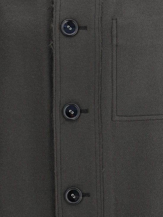  아미 자켓 알렉상드르 마티우시 울 오버셔츠 그레이 - AMI