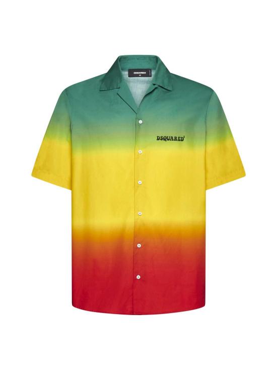  디스퀘어드2 반팔 셔츠 Dsquared2 볼링  멀티컬러