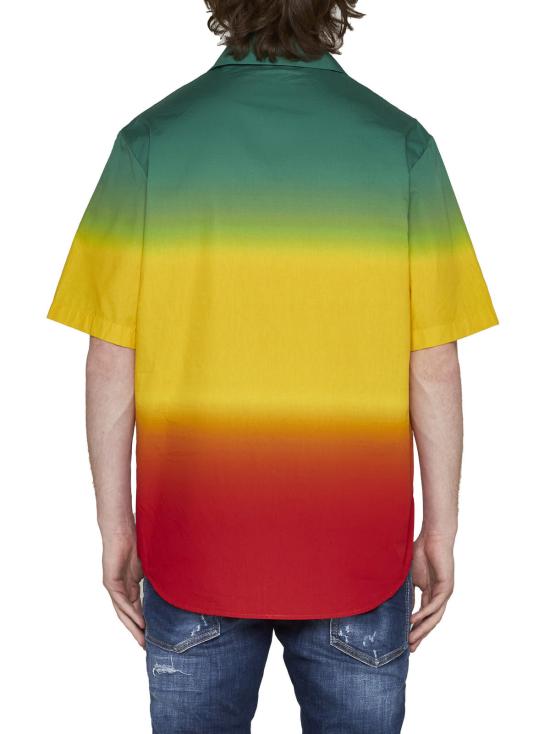  디스퀘어드2 반팔 셔츠 Dsquared2 볼링  멀티컬러 - DSQUARED2