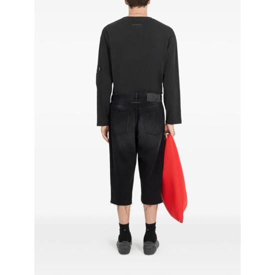  MM6 메종마르지엘라 숏팬츠 Mm6 메종 마르지엘라 블랙 - MM6 MAISON MARGIELA