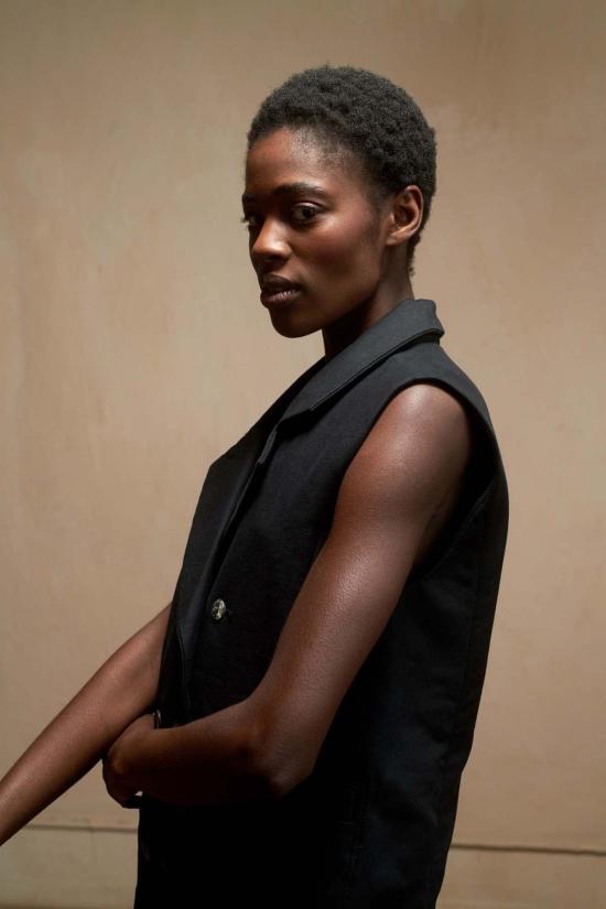  마리아 스탠리 베스트 아셰 블랙 조끼 - MARIA STANLEY