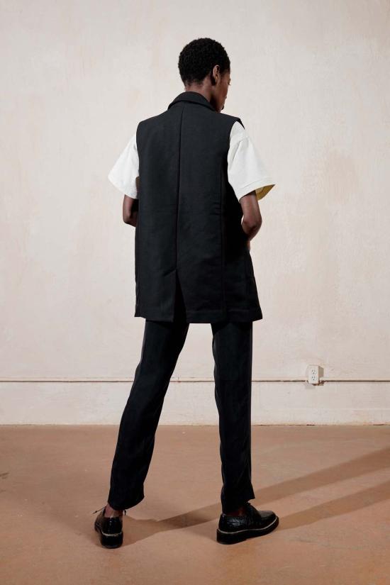  마리아 스탠리 베스트 아셰 블랙 조끼 - MARIA STANLEY