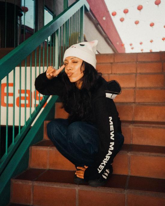  마켓 모자 뮤  키티 비니 - MARKET