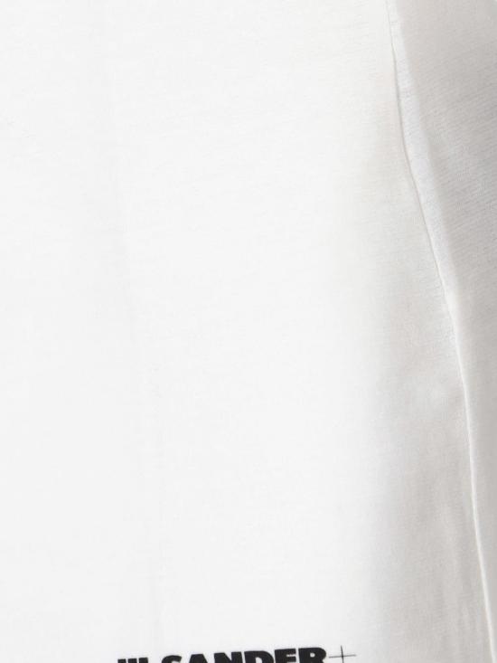  질샌더 반팔 티셔츠 질 샌더 클래식 티셔츠 옵틱 화이트 - JIL SANDER