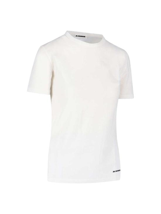  질샌더 반팔 티셔츠 질 샌더 클래식 티셔츠 옵틱 화이트 - JIL SANDER