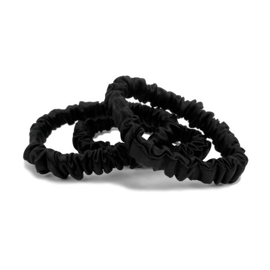  크리스텔 바라자 헤어 액세서리 오닉스 실크 헤어 타이