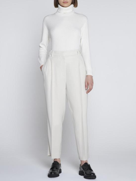  브루넬로 쿠치넬리 터틀넥 화이트 - BRUNELLO CUCINELLI