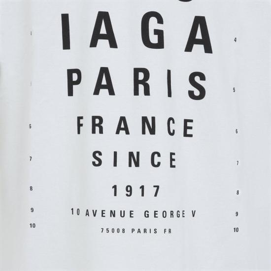  발렌시아가 반팔 티셔츠 옵티컬 오버사이즈 티셔츠 더티 화이트 - BALENCIAGA