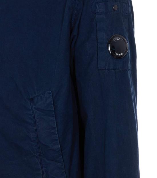  씨피 컴퍼니 자켓 C.P. 컴퍼니 마이크로 렙스 후드 재킷 (블루) - C.P. COMPANY