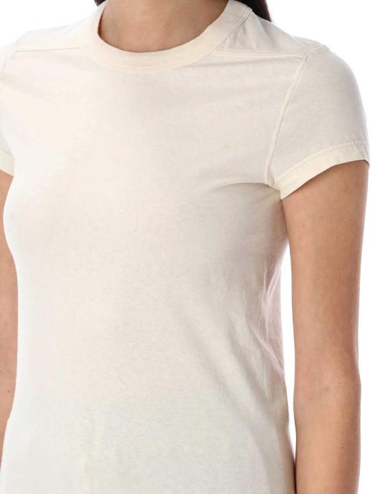  릭 오웬스 민소매 티셔츠 크롭 기장 티셔츠 내추럴 - RICK OWENS